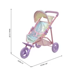 Olivia's Little World Baby Doll Jogging Stroller Buggy Iridescent Color OL-00016 16 Olivia's Little World Baby Doll Jogging Stroller Buggy Iridescent Color OL-00016 -Dollhouse Dreams Deals Store GUEST 6c7ec80c 68f8 41d0 81d1 a1130db8852e