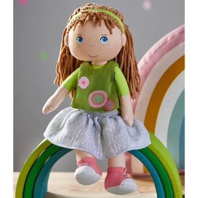 HABA Hedda 12" Soft Doll - Machine Washable With Embroidered Face 2 HABA Hedda 12" Soft Doll - Machine Washable With Embroidered Face - Image 2