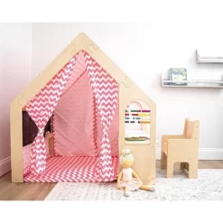 Avenlur Flair - Wooden 5 In 1 Indoor Playhouse Play Tent With Desk Table -Dollhouse Dreams Deals Store GUEST 6de98833 0601 4d47 b8d4 9705cea10ba5