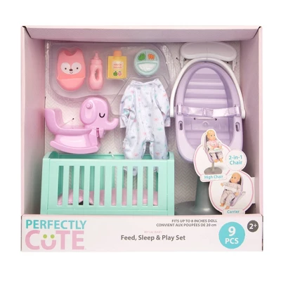 Perfectly Cute My Lil' Baby Feed & Sleep Accessory Set 1 Perfectly Cute My Lil' Baby Feed & Sleep Accessory Set