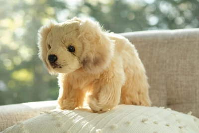 Bearington Goldie Plush Golden Retriever Stuffed Animal Puppy Dog, 13 Inch 2 Bearington Goldie Plush Golden Retriever Stuffed Animal Puppy Dog, 13 Inch - Image 2