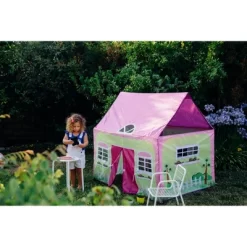 Pacific Play Tents Lil' Cottage House Kids Play Tent 50" X 40" -Dollhouse Dreams Deals Store GUEST 78a9f2e2 8c90 4434 b27e 70e226f5eeb1