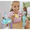 Barbie You Can Be Anything Baby Doctor Brunette Doll And Playset