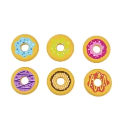 Blue Panda Wooden Play Food Set - 12-Pack Kids Pretend Play Donut Snacks Shop, Playhouse Toys For Toddlers, 6 Assorted Flavors -Dollhouse Dreams Deals Store GUEST 847c5b38 1c36 4488 a0f9 d174b7f221d5