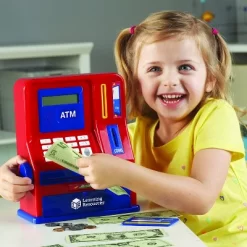 Learning Resources Pretend & Play Teaching ATM Bank