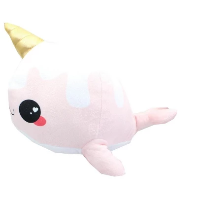Se7en20 Glitter Galaxy 12-Inch Ice Cream Cone Horn Pink Narwhal Collectible Plush 1 Se7en20 Glitter Galaxy 12-Inch Ice Cream Cone Horn Pink Narwhal Collectible Plush
