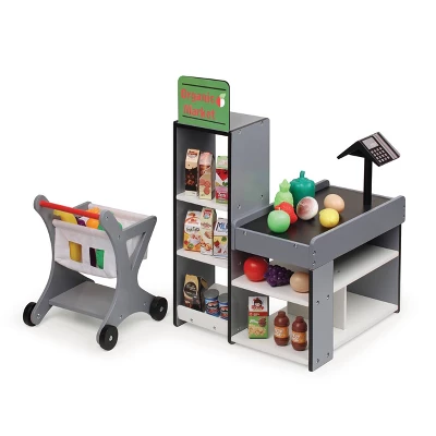 Badger Basket Fresh Market Doll Playset With Shopping Cart And Accessories 5 Badger Basket Fresh Market Doll Playset With Shopping Cart And Accessories - Image 5