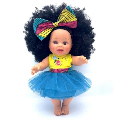 Orijin Bees Dream Love 12" Baby Bee Doll - Black Hair With Brown Eyes 1 Orijin Bees Dream Love 12" Baby Bee Doll - Black Hair With Brown Eyes