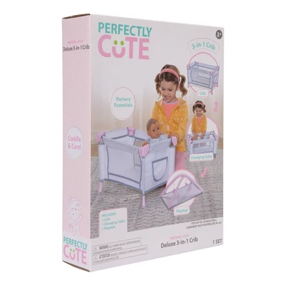 Perfectly Cute Deluxe 3 In 1 Play Crib For Baby Doll 4 Perfectly Cute Deluxe 3 In 1 Play Crib For Baby Doll - Image 4