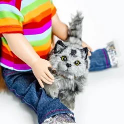 The Queen's Treasures 18 Inch Doll Pet Realistic Grey Striped Kitty Cat -Dollhouse Dreams Deals Store GUEST 9a2cc187 20f5 437b 923e 3f90d4e645fb