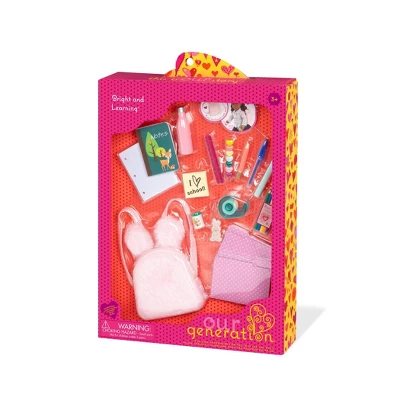 Our Generation School Supplies Set & Backpack For 18" Dolls - Bright & Learning 3 Our Generation School Supplies Set & Backpack For 18" Dolls - Bright & Learning - Image 3