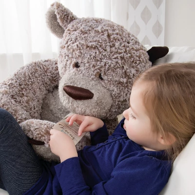 DEMDACO Jumbo Giving Bear 36 Inches - Brown 10 DEMDACO Jumbo Giving Bear 36 Inches - Brown - Image 10