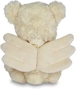 Bearington Peace Plush Stuffed Animal Angel Teddy Bear, 12"