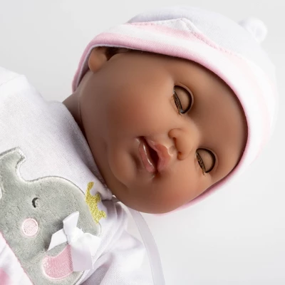 JC Toys Berenguer Boutique - 10 Piece Gift Set With Pink 15" Realistic Soft Body Baby Doll - Open/Close Brown Eyes 4 JC Toys Berenguer Boutique - 10 Piece Gift Set With Pink 15" Realistic Soft Body Baby Doll - Open/Close Brown Eyes - Image 4