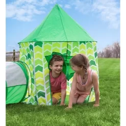 HearthSong Indoor Outdoor Two Green Pop-Up Play Tents And Two Tunnels For Kids -Dollhouse Dreams Deals Store GUEST ae587e81 9efa 4cfd 8173 b0641d67a6ea