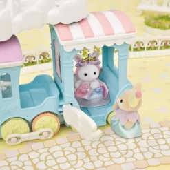 Calico Critters Floating Cloud Rainbow Train, Toy Train Vehicle For Dolls With Figure Included -Dollhouse Dreams Deals Store GUEST af953b27 c39e 4632 b8a8 d849f977098a