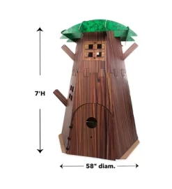 HearthSong Constructagons Big Tree Fort Indoor Fort-Building Kit With 4 Working Windows And Door -Dollhouse Dreams Deals Store GUEST b03c71a7 cb02 4cce 93e3 cbf09614b2eb