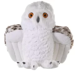 Wild Republic Cuddlekins Snowy Owl Stuffed Animal, 12 Inches
