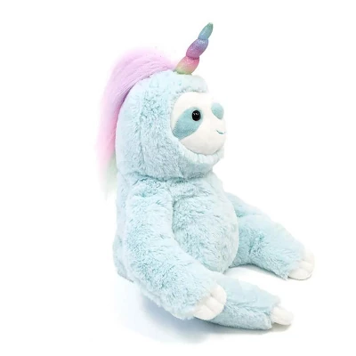 Enesco Dazzle Slothicorn 9 Inch Collectible Plush 2 Enesco Dazzle Slothicorn 9 Inch Collectible Plush - Image 2