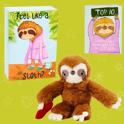 Tickle & Main Get Well Gifts-Feel Like A Sloth - Get Well Soon Gift For Women, Kids, Men, Teens - Plush Sloth Gift Box 1 Tickle & Main Get Well Gifts-Feel Like A Sloth - Get Well Soon Gift For Women, Kids, Men, Teens - Plush Sloth Gift Box