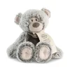 DEMDACO Gray Pocket Prayer Bear 11"