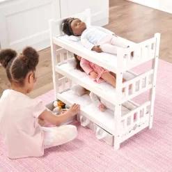 Badger Basket 1-2-3 Convertible Doll Bunk Bed With Bedding And Baskets - White Rose 9 Badger Basket 1-2-3 Convertible Doll Bunk Bed With Bedding And Baskets - White Rose -Dollhouse Dreams Deals Store GUEST bac6cf69 0a34 490c 92e7 6723af21d91f