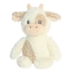Ebba Huggy Collection 13" Clover Cow White Stuffed Animal -Dollhouse Dreams Deals Store GUEST bbcf8c96 aefc 41ba 8860 7a5b38241f4b