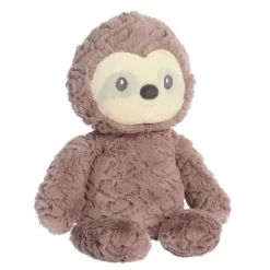 Ebba Huggy Collection 13" Sloane Sloth Brown Stuffed Animal