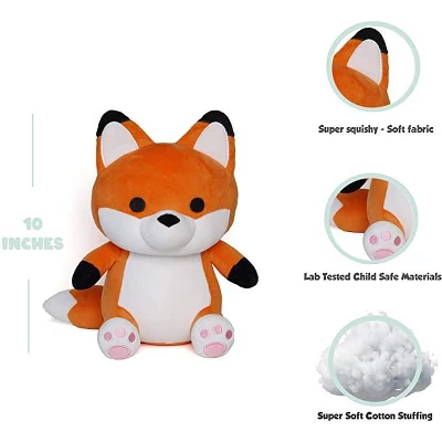 Avocatt Orange Red Fox Plush 1 Avocatt Orange Red Fox Plush