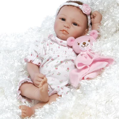 Paradise Galleries Lifelike & Realistic Newborn Reborn Baby Doll, Bundle Of Joy, 18-inch Weighted Baby In GentleTouch Vinyl, 5-Piece Set 4 Paradise Galleries Lifelike & Realistic Newborn Reborn Baby Doll, Bundle Of Joy, 18-inch Weighted Baby In GentleTouch Vinyl, 5-Piece Set - Image 4