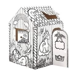 Bankers Box At Play Unicorn Cardboard Playhouse - Fellowes -Dollhouse Dreams Deals Store GUEST c8303c76 5c56 4e65 a664 fdbd83c64af2