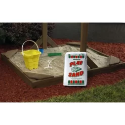 QUIKRETE Natural Washed, Screened, And Dried Soft Play Sand For Sandboxes, Landscaping, Or Litter Boxes - Beige 50lbs.