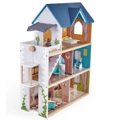 Hape Little Room Pretend Play 3 Story Wooden Doll House W/ Light, Doorbell, & Bedroom, Bathroom, Living Room, & Dining Furniture For Kids Age 3 And Up 6 Hape Little Room Pretend Play 3 Story Wooden Doll House W/ Light, Doorbell, & Bedroom, Bathroom, Living Room, & Dining Furniture For Kids Age 3 And Up -Dollhouse Dreams Deals Store GUEST cc3dd154 9f47 4d3b b3c3 c7238a6ad2a8