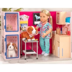 Our Generation Healthy Paws Vet Clinic Playset In Pink With Electronics For 18" Dolls -Dollhouse Dreams Deals Store GUEST d02c9181 d277 480f bc14 89aaac69415a