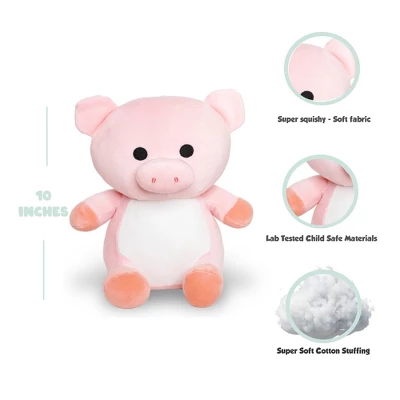 Avocatt Pink Pig Plush 1 Avocatt Pink Pig Plush