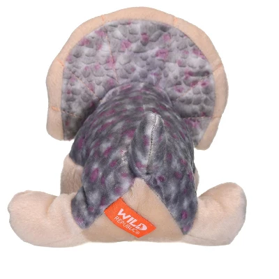 Wild Republic Cuddlekins Mini Triceratops Stuffed Animal, 8 Inches 4 Wild Republic Cuddlekins Mini Triceratops Stuffed Animal, 8 Inches - Image 4