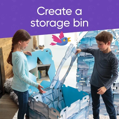 HearthSong 32-Panel Igloo Fantasy Forts Indoor Building Kit With Hook And Loop Connectors 8 HearthSong 32-Panel Igloo Fantasy Forts Indoor Building Kit With Hook And Loop Connectors - Image 8