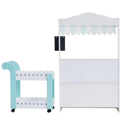 Teamson Kids My Dream Bakery Shop Dessert Stand White / Mint TD-13003A 11 Teamson Kids My Dream Bakery Shop Dessert Stand White / Mint TD-13003A - Image 11