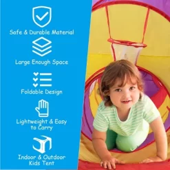 Costway 7pc Kids Ball Pit Play Tents & Tunnels Pop Up Baby Toy Gifts -Dollhouse Dreams Deals Store GUEST d7aa5572 3053 4e19 8171 bda9bf09394c