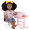 Our Generation School Dreams Modern Desk With Tilt Top Accessory Set For 18" Dolls