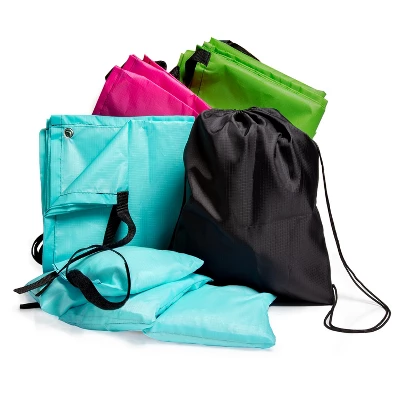 JumpOff Jo Build Me Blanket Fort, Configurable Play Tent Kit, 3 Ripstop Blankets, Beanbags & Drawstring Backpack 3 JumpOff Jo Build Me Blanket Fort, Configurable Play Tent Kit, 3 Ripstop Blankets, Beanbags & Drawstring Backpack - Image 3