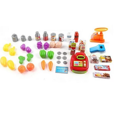 Ready! Set! Play! Link Sunday Super Market Playset With Cash Register, Comes With Food Set And Accessories 1 Ready! Set! Play! Link Sunday Super Market Playset With Cash Register, Comes With Food Set And Accessories