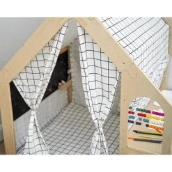 Avenlur Flair - Wooden 5 In 1 Indoor Playhouse Play Tent With Desk Table -Dollhouse Dreams Deals Store GUEST dc220040 429b 4af1 a91f 62d623d5bd22