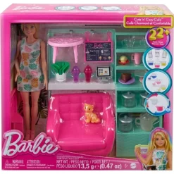 Barbie Cute ‘n’ Cozy Café Doll And Playset, 21 Accessories With Color Change Teapot (Target Exclusive) -Dollhouse Dreams Deals Store GUEST ddfa72c9 adb0 4a2c 8085 7f7f847ece02