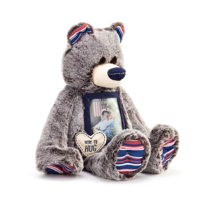 DEMDACO Here To Hug Bear - Military 1 DEMDACO Here To Hug Bear - Military