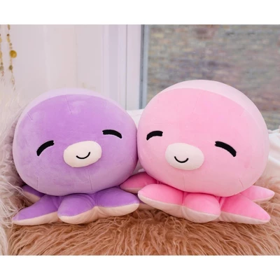 Toynk MochiOshis 12-Inch Character Plush Toy Animal Pink Octopus | Izumi Inkyoshi 5 Toynk MochiOshis 12-Inch Character Plush Toy Animal Pink Octopus | Izumi Inkyoshi - Image 5