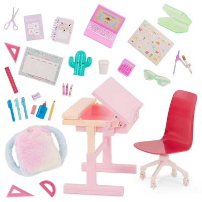 Our Generation School Dreams Modern Desk With Tilt Top Accessory Set For 18" Dolls 6 Our Generation School Dreams Modern Desk With Tilt Top Accessory Set For 18" Dolls - Image 6