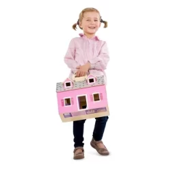 Melissa & Doug Fold And Go Wooden Dollhouse With 2 Dolls And Wooden Furniture -Dollhouse Dreams Deals Store GUEST e450a4f5 efc2 4fb5 97ee 69f4177018fd