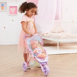 Olivia's Little World Baby Doll Jogging Stroller Buggy Iridescent Color OL-00016 13 Olivia's Little World Baby Doll Jogging Stroller Buggy Iridescent Color OL-00016 -Dollhouse Dreams Deals Store GUEST e60d93f5 c020 4c46 9d3e e22f5454490e