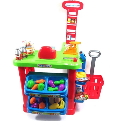 Ready! Set! Play! Link Sunday Super Market Playset With Cash Register, Comes With Food Set And Accessories 2 Ready! Set! Play! Link Sunday Super Market Playset With Cash Register, Comes With Food Set And Accessories - Image 2